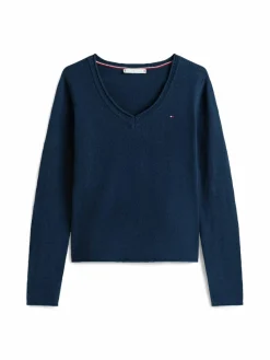 Tommy Hilfiger Pullover & Strickjacken*Damen Strickpullover marine uni