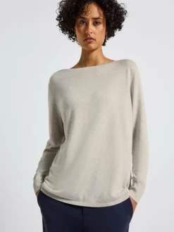 Street One Pullover & Strickjacken*Damen Strickpullover ecru meliert