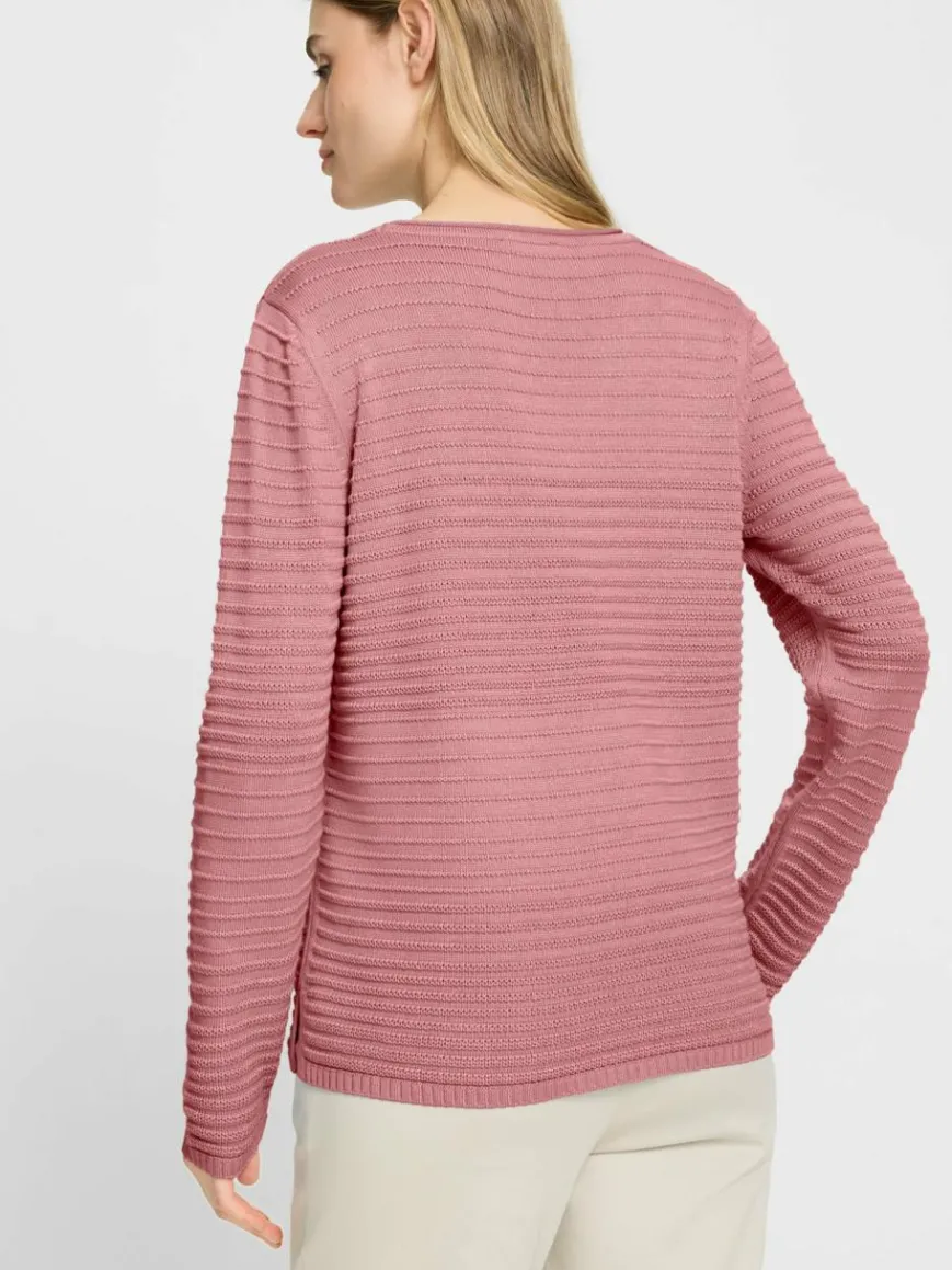 Olsen Pullover & Strickjacken*Damen Strickpullover - Henny altrosa uni