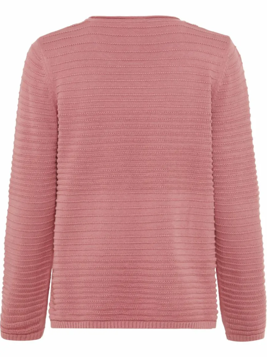 Olsen Pullover & Strickjacken*Damen Strickpullover - Henny altrosa uni