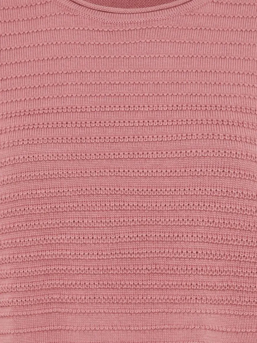 Olsen Pullover & Strickjacken*Damen Strickpullover - Henny altrosa uni