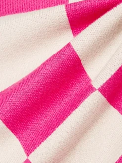 Nümph Pullover & Strickjacken*Damen Strickpullover - NUCiri pink beige kariert