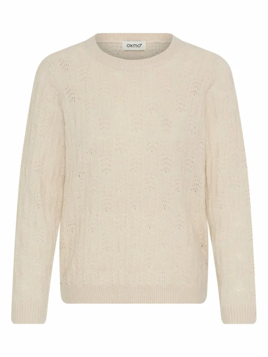 OXMO Pullover & Strickjacken*Damen Strickpullover - OXFSINVA beige uni