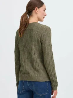 OXMO Pullover & Strickjacken*Damen Strickpullover - OXFSINVA melange uni