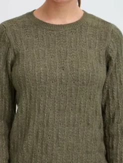 OXMO Pullover & Strickjacken*Damen Strickpullover - OXFSINVA melange uni