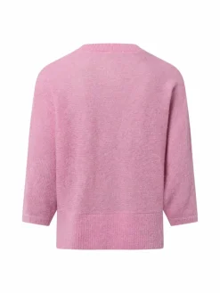 Fynch-Hatton Pullover & Strickjacken*Damen Strickpullover mit Alpaka-Anteil altrosa rosa meliert