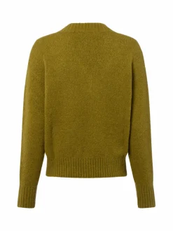 Weekend Max Mara Pullover & Strickjacken*Damen Strickpullover mit Alpaka-Anteil - Visita erbse uni
