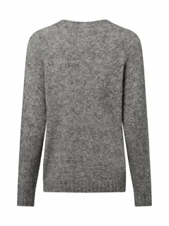 Weekend Max Mara Pullover & Strickjacken*Damen Strickpullover mit Alpaka-Anteil - Ghiacci grau meliert