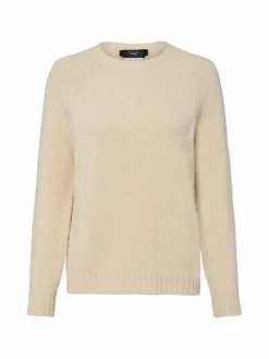 Weekend Max Mara Pullover & Strickjacken*Damen Strickpullover mit Alpaka-Anteil - Ghiacci ecru uni