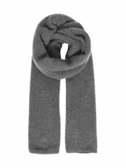 OXMO Schals & Tücher*Damen Strickschal grau uni