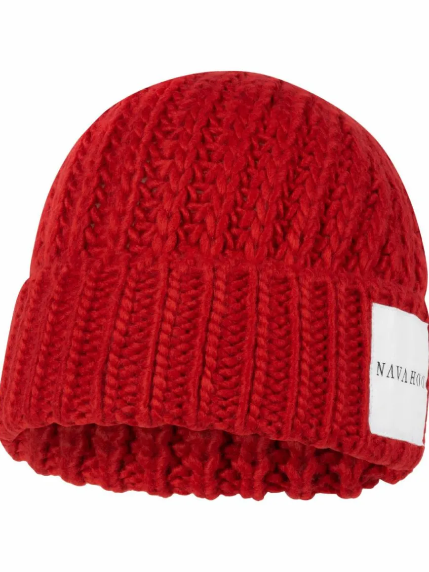 Navahoo Mützen & Hüte|Schals & Tücher*Damen Strickschal - Kuschelpärchen 14 rot uni