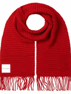 Navahoo Mützen & Hüte|Schals & Tücher*Damen Strickschal - Kuschelpärchen 14 rot uni