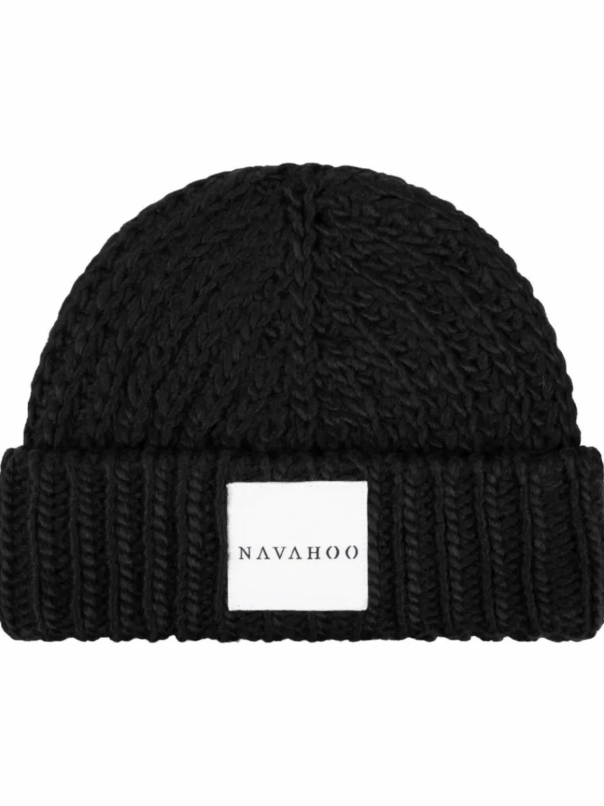 Navahoo Mützen & Hüte|Schals & Tücher*Damen Strickschal - Kuschelpärchen 14 schwarz uni