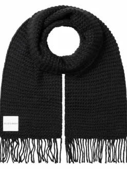 Navahoo Mützen & Hüte|Schals & Tücher*Damen Strickschal - Kuschelpärchen 14 schwarz uni