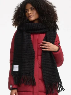 Navahoo Mützen & Hüte|Schals & Tücher*Damen Strickschal - Kuschelpärchen 14 schwarz uni