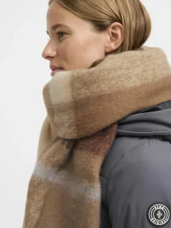 OXMO Schals & Tücher*Damen Strickschal - OXVIVISCARF braun uni