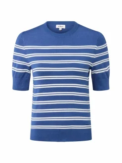s.Oliver Shirts & Tops*Damen Strickshirt blau weiß gestreift