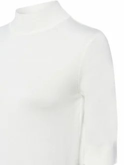 More & More Shirts & Tops*Damen Strickshirt ecru uni