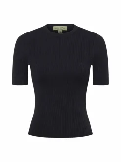 Marc O'Polo Pullover & Strickjacken|Shirts & Tops*Damen Strick-Shirt marine uni