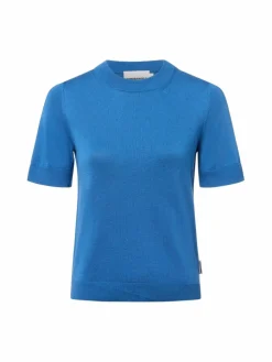 ARMEDANGELS Shirts & Tops*Damen Strickshirt -Siljiaas blau uni