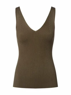 Nümph Shirts & Tops*Damen Stricktop - NUCerys oliv uni