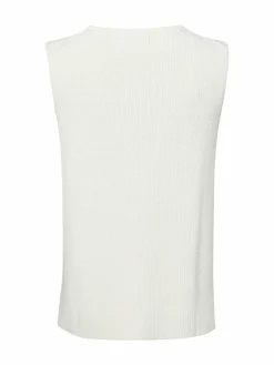 Marie Lund Jacken & Westen*Damen Strickweste ecru uni