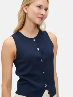 Betty & Co Jacken & Westen*Damen Strickweste marine royal uni