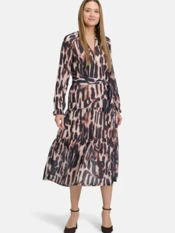 Betty Barclay Kleider*Damen Stufenkleid mehrfarbig gemustert