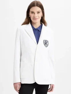Polo Ralph Lauren Blazer*Damen Sweatblazer weiß uni