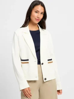 Marc Cain Sports Blazer*Damen Sweat-Blazer sand uni