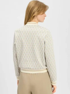 JOOP! Jacken & Westen*Damen Sweat-Blouson - Tjara ecru gemustert