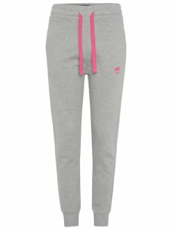 Polo Sylt Hosen*Damen Sweathose hellgrau grau uni