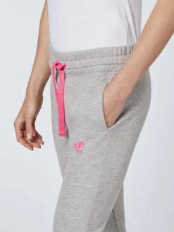Polo Sylt Hosen*Damen Sweathose hellgrau grau uni