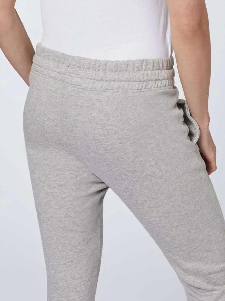 Polo Sylt Hosen*Damen Sweathose hellgrau grau uni