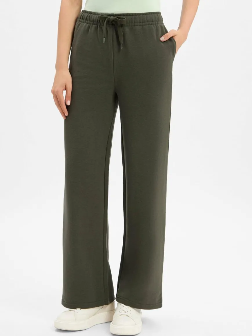 Marie Lund Hosen*Damen Sweathose khaki uni