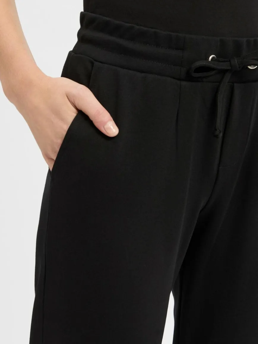 Marie Lund Hosen*Damen Sweathose schwarz uni