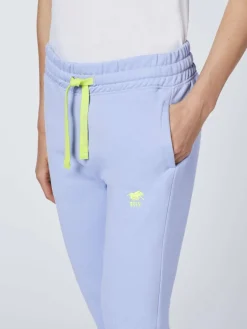Polo Sylt Hosen*Damen Sweathose hellblau uni