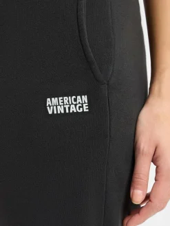 american vintage Hosen*Damen Sweathose grau uni