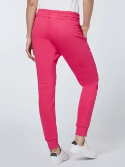 Polo Sylt Hosen*Damen Sweathose pink uni