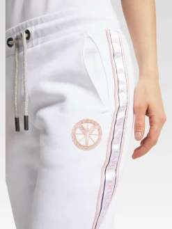 Carlo Colucci Hosen*Damen Sweathose - Catilla grau uni