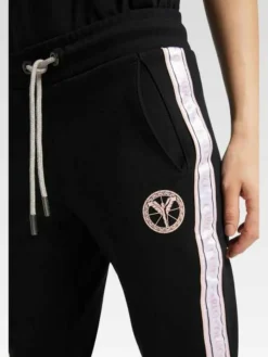 Carlo Colucci Hosen*Damen Sweathose - Catilla grau uni