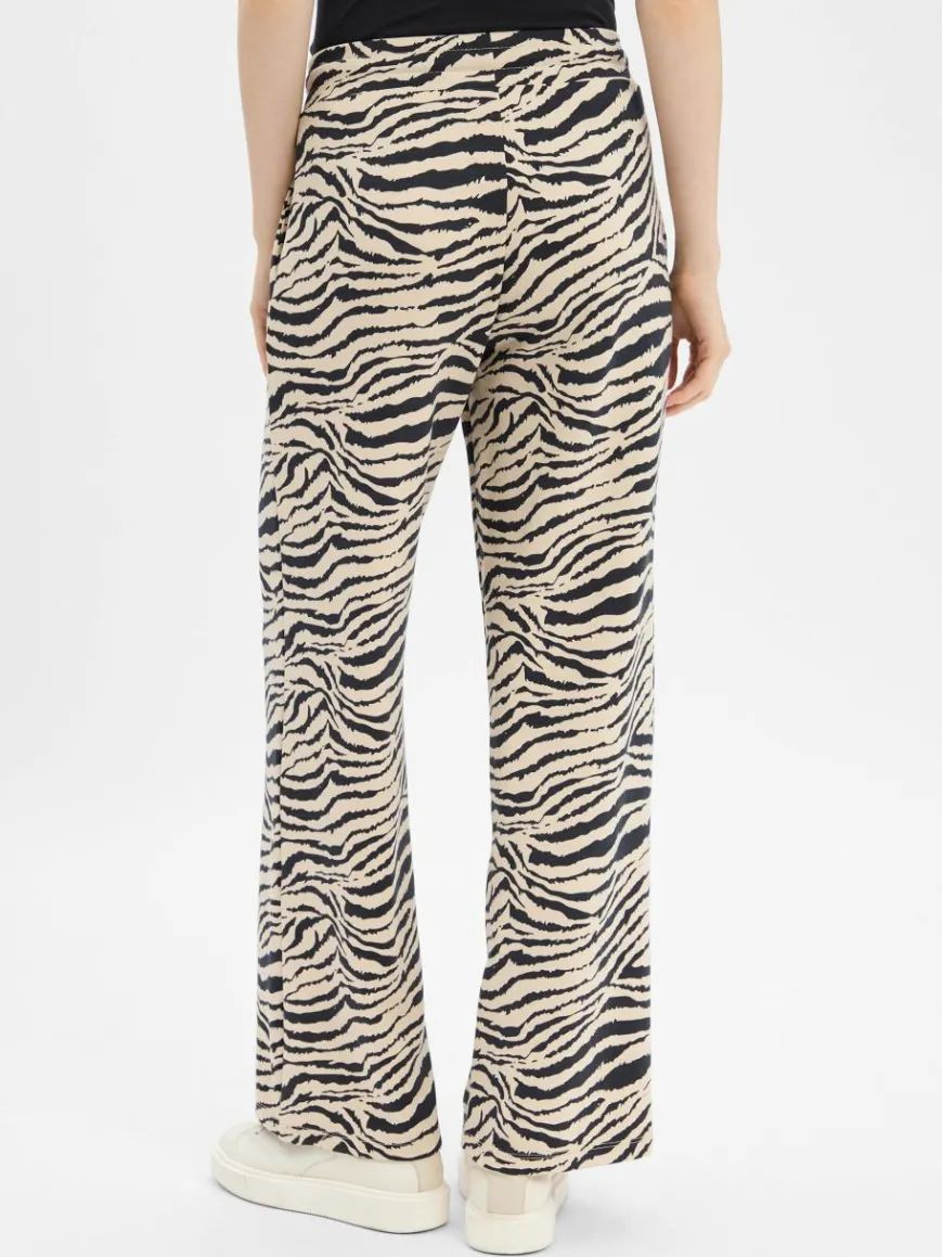 soyaconcept® Hosen*Damen Sweathose - SC-Salome beige schwarz gemustert