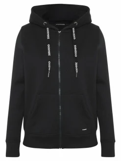 Chiemsee Sweatshirts & Sweatjacken*Damen Sweatjacke schwarz bedruckt