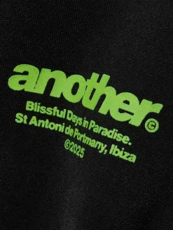 Another Cotton Lab Sweatshirts & Sweatjacken*Damen Sweatjacke schwarz bedruckt