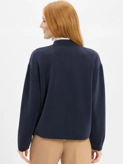 s.Oliver Sweatshirts & Sweatjacken*Damen Sweatjacke marine uni