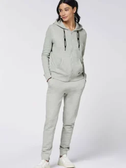 Chiemsee Sweatshirts & Sweatjacken*Damen Sweatjacke grau bedruckt