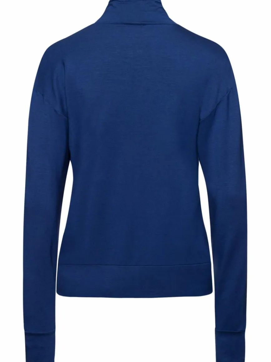 Hanro Sweatshirts & Sweatjacken*Damen Sweatjacke - Balance marine uni