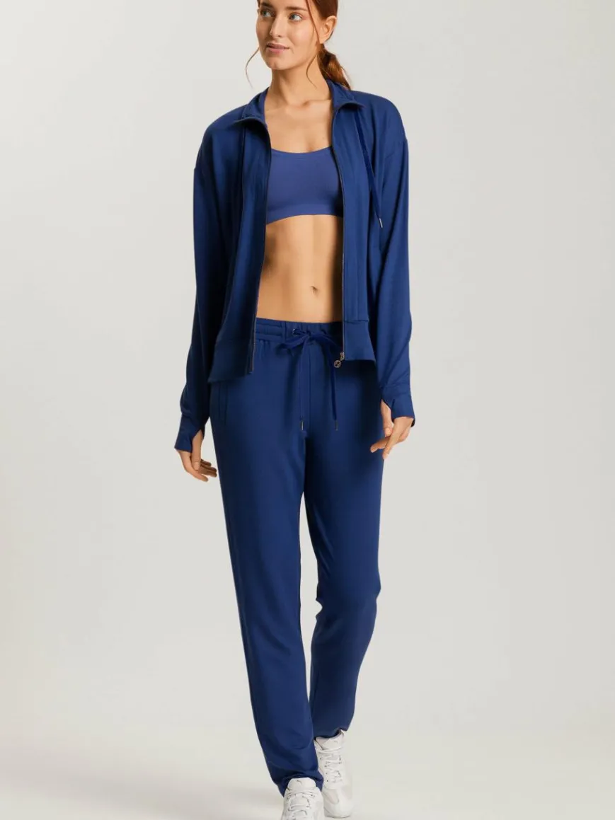 Hanro Sweatshirts & Sweatjacken*Damen Sweatjacke - Balance marine uni