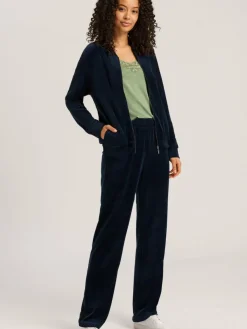 Hanro Sweatshirts & Sweatjacken*Damen Sweatjacke - Favourites marine uni