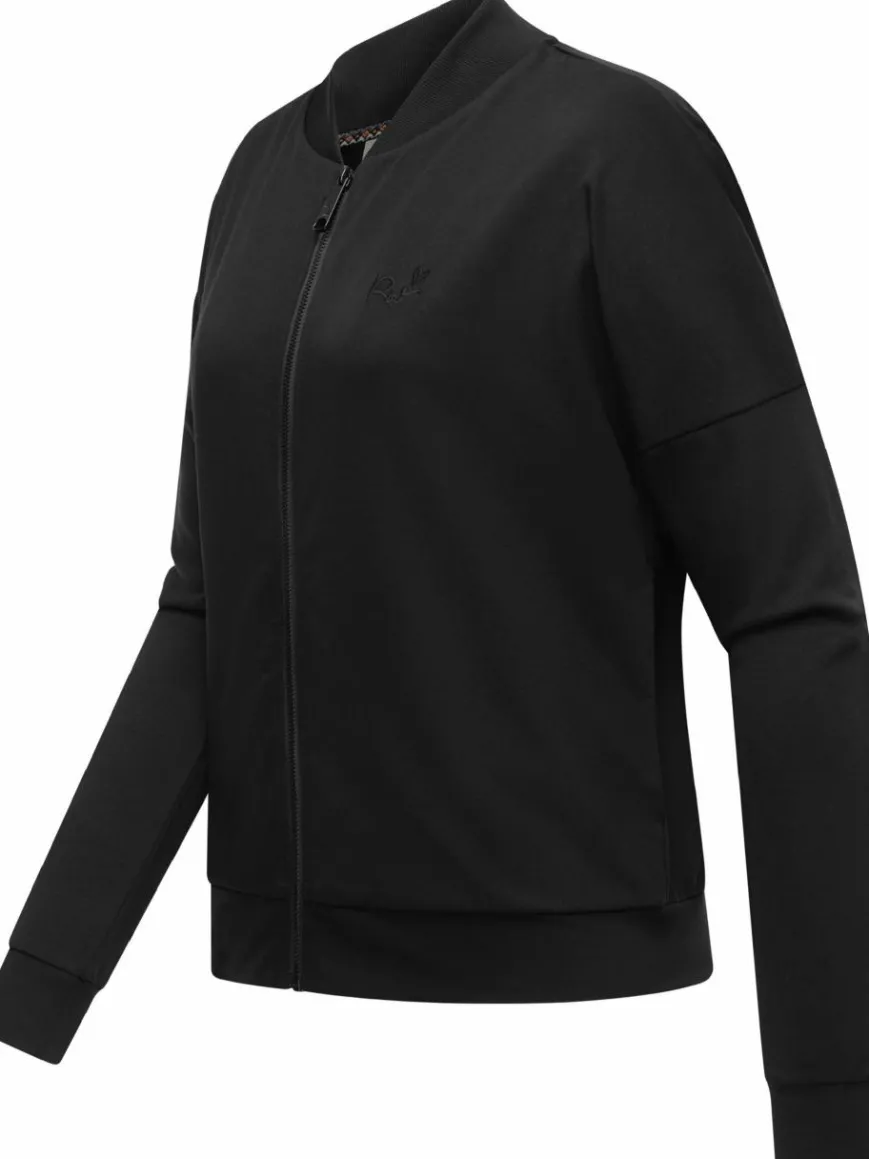Ragwear Sweatshirts & Sweatjacken*Damen Sweatjacke - Doron schwarz uni